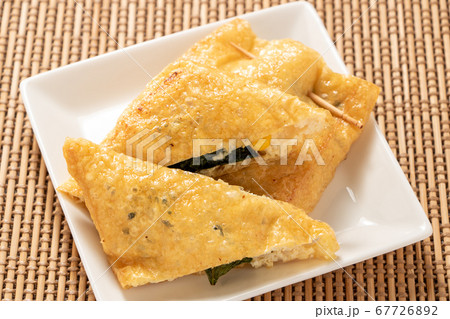 油揚げ(薄揚げ)包み焼き。 67726892