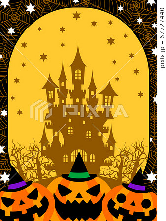 ハロウィン背景13タテ配置調整可 67727440