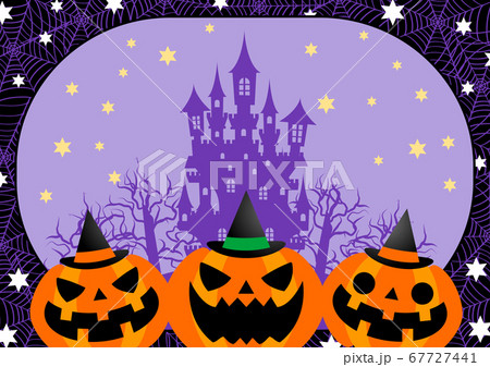 ハロウィン背景14ヨコ配置調整可 ハロウィン背景14ヨコ配置調整可 67727441