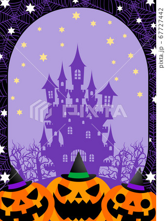 ハロウィン背景14タテ配置調整可 67727442