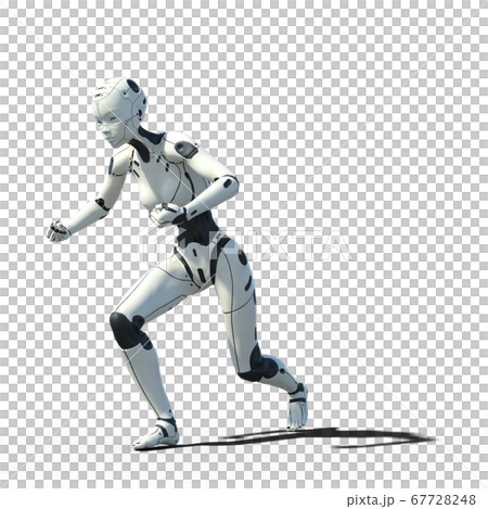 AIロボット 女性型アンドロイド perming3DCG イラスト素材 AIロボット 女性型アンドロイド perming3DCG イラスト素材 67728248
