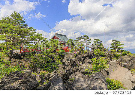 浅間山　鬼押出し園　溶岩 67728412