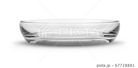 Empty bowl glass on the white background Empty bowl glass on the white background 67728891