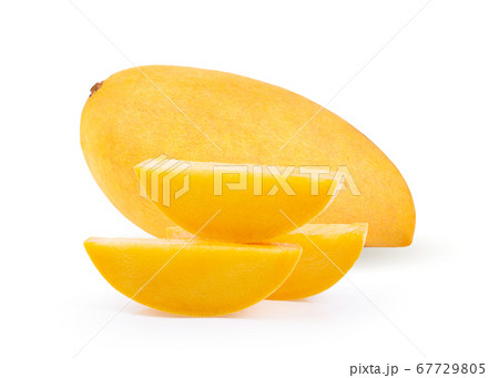 yellow mango on white background 67729805