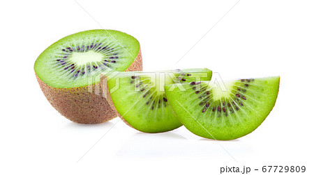 kiwi fruit on white background 67729809