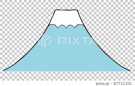 富士山簡單插圖素材 67732102