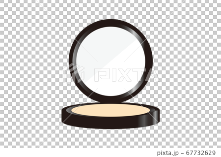 コンパクト型ファンデーションのイラスト コンパクト型ファンデーションのイラスト 67732629