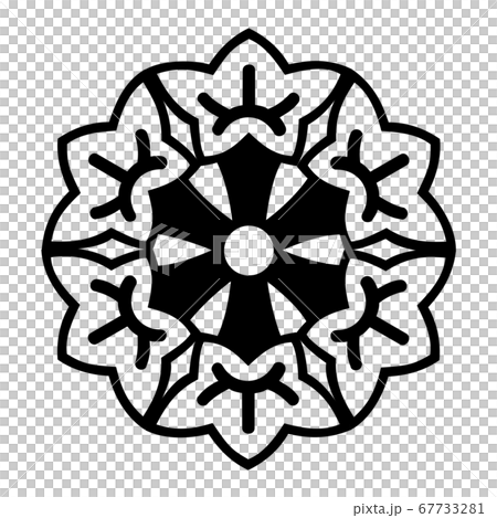 Kitahata (Namioka) Saemon monk Shungu's family crest Roryu Garisha Kitahata (Namioka) Saemon monk Shungu's family crest Roryu Garisha 67733281
