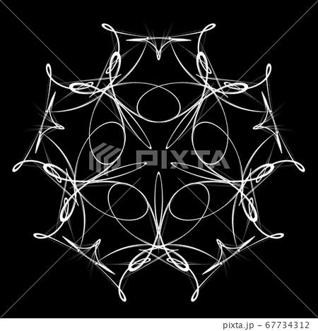 美しい五角形　20200724_008m モノクロ 67734312