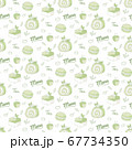 seamless pattern desserts made from green tea 67734350