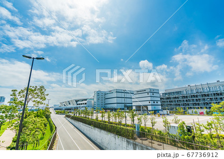 東京の都市風景 豊洲市場 有明北橋門 東京の都市風景 豊洲市場 有明北橋門 67736912