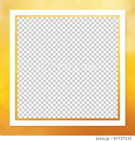 Orange frame material - Stock Illustration [67737135] - PIXTA