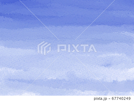 水彩　青の背景 67740249