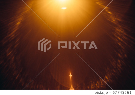 Abstract Natural Sun flare on the black 67745561