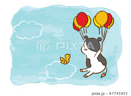 2021年 令和3年　年賀状素材 67745955