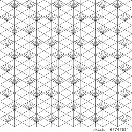 Seamless pattern based on japanese ornament Kumiko Seamless pattern based on japanese ornament Kumiko 67747634