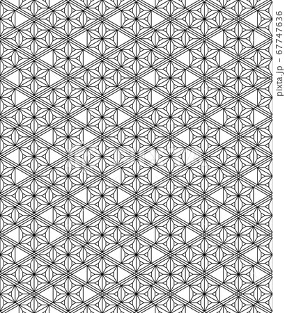 Seamless pattern based on japanese woodwork Seamless pattern based on japanese woodwork 67747636