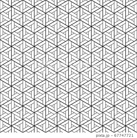 Seamless japanese pattern shoji kumiko in black Seamless japanese pattern shoji kumiko in black 67747721
