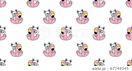 dog seamless pattern french bulldog swimming ring flamingo pool ocean beach puppy pet breed vector repeat wallpaper scarf isolated tile background cartoon animal doodle illustration white design dog seamless pattern french bulldog swimming ring flamingo pool ocean beach puppy pet breed vector repeat wallpaper scarf isolated tile background cartoon animal doodle illustration white design 67749345