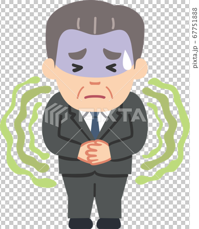 似乎病的老人商人 似乎病的老人商人 67751888