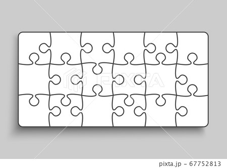 Vector background white piece puzzle frame jigsaw Vector background white piece puzzle frame jigsaw 67752813