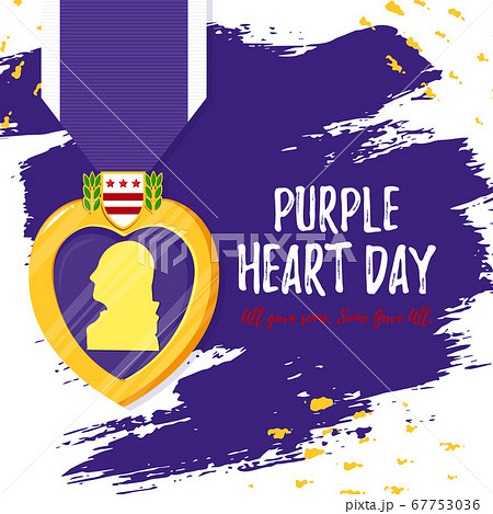 template card Purple Heart Day template card Purple Heart Day 67753036