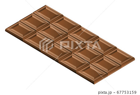 板チョコ立体 板チョコ立体 67753159