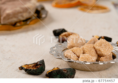 Close up of a turkish dessert halva 67754457