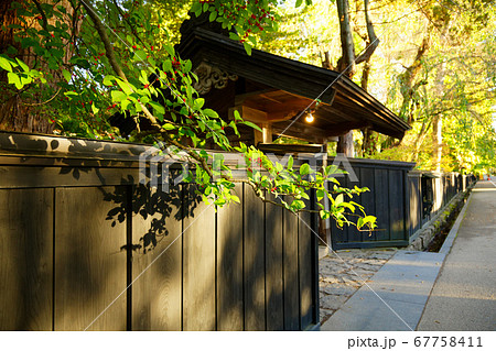 角館　武家屋敷周辺の景観 67758411