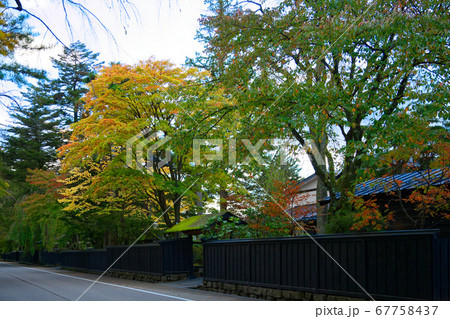 角館　武家屋敷周辺の景観 67758437