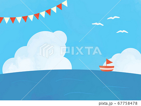 海の背景イラスト 海の背景イラスト 67758478