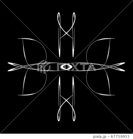 美しい二角形　20200725_122-001m モノクロ 67759955