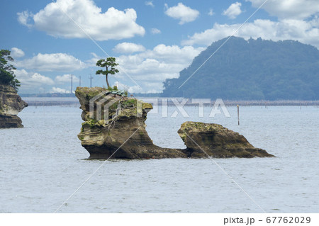 日本三景松島の風景　千貫島　宮城県松島町 67762029