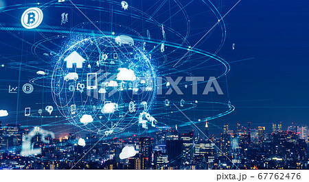 IoTイメージ　スマートシティー  67762476