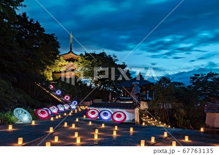 飛鳥 光の回廊 岡寺 ライトアップ 飛鳥 光の回廊 岡寺 ライトアップ 67763135