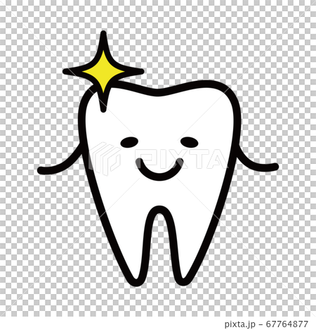 歯 キャラクター デンタル Dental 歯磨きのイラスト素材