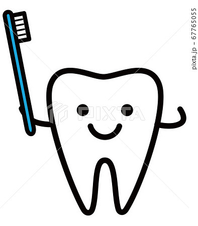 歯 キャラクター デンタル Dental 歯磨きのイラスト素材