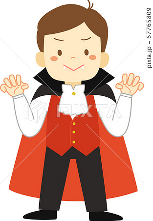 Halloween character kid cartoon in Halloween vampire costume 21594277 PNG