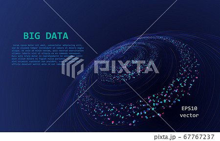 The network technology or big data background. 67767237