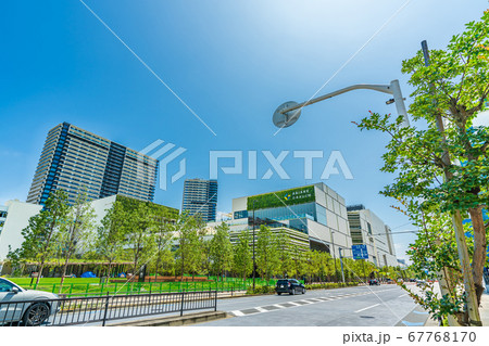 東京の都市風景 江東区有明2丁目周辺の風景 東京の都市風景 江東区有明2丁目周辺の風景 67768170