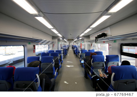 Modern high-speed train "Lastochka". Moscow Central Circle - Little Ring, MCC,or MK MZD,  Russia 67769467