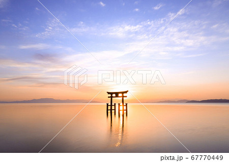 白鬚神社 朝日 白鬚神社 朝日 67770449