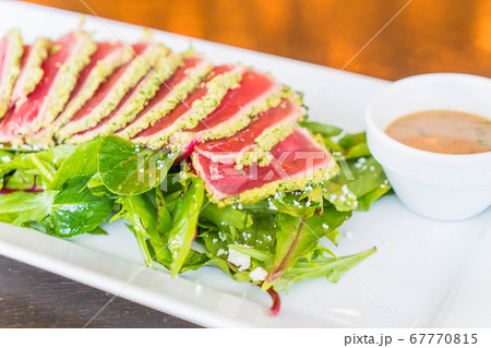raw tuna salad raw tuna salad 67770815