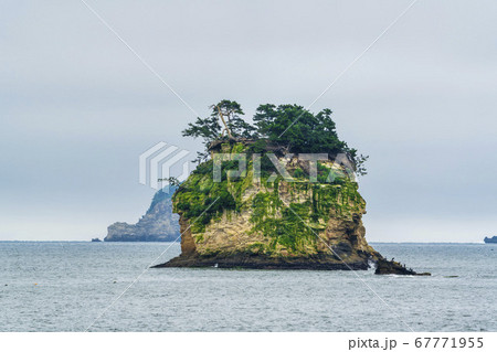 日本三景松島の風景 松島湾に浮かぶ島 宮城県 日本三景松島の風景 松島湾に浮かぶ島 宮城県 67771955