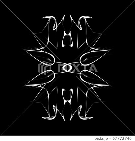 美しい二角形　20200725_602-006m モノクロ 67772746