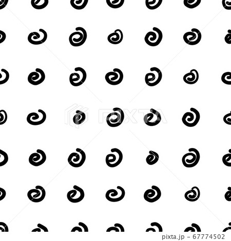 Seamless pattern with abstract shapes, vector illustration 67774502