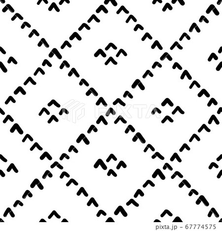 Seamless pattern with arrow shapes, vector illustration 67774575
