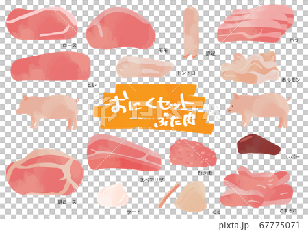 豬肉插圖集 67775071