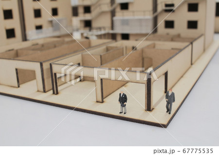Scale Model Building. Floor, architectural with Scale Model Building. Floor, architectural with 67775535