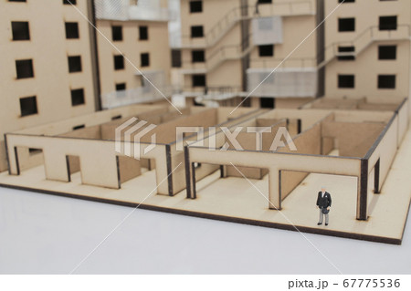 Scale Model Building. Floor, architectural with Scale Model Building. Floor, architectural with 67775536